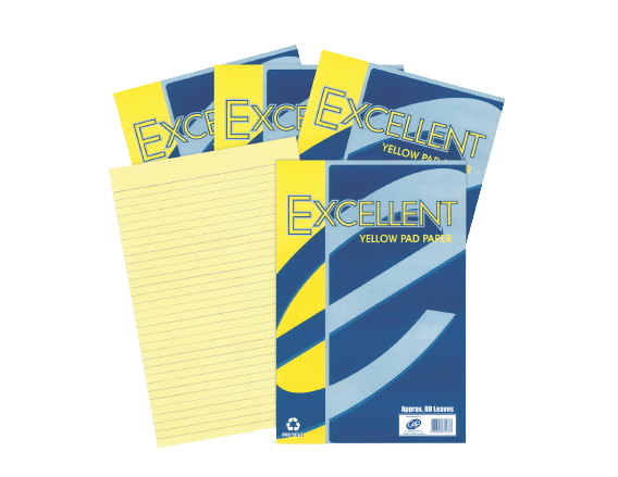 EXCELLENT YELLOW PAD PAPER 80L