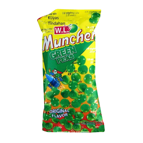 MUNCHER GREEN PEAS ORIGINAL 8X12S