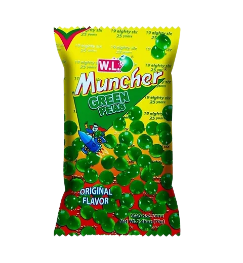 MUNCHER GREEN PEAS ORIGINAL 100G