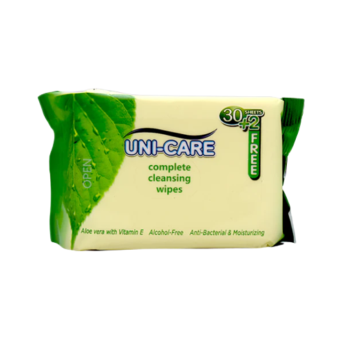 UNI CARE CLEANSING WIPES 30+2 