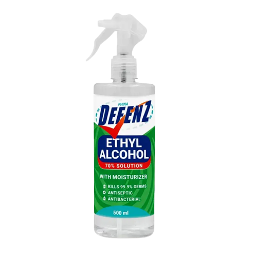 DEFENZ ETHYL W/SPRAY 500ML