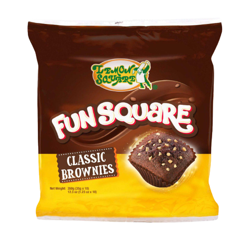 LS FUN SQUARE BROWNIES 30GX10S