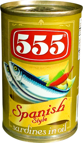 555 SARDINES SPANISH 155G