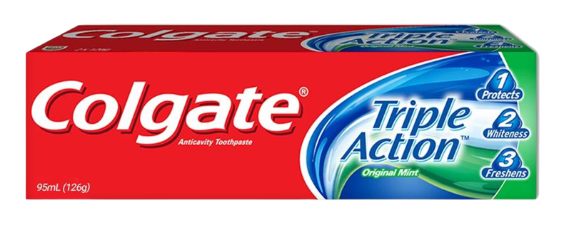 COLGATE TPSTE 3ACTION 126G