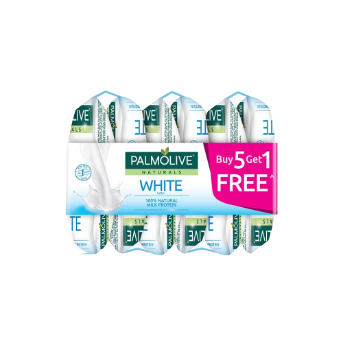 PALMOLIVE WHITE SOAP 6+1 55G.