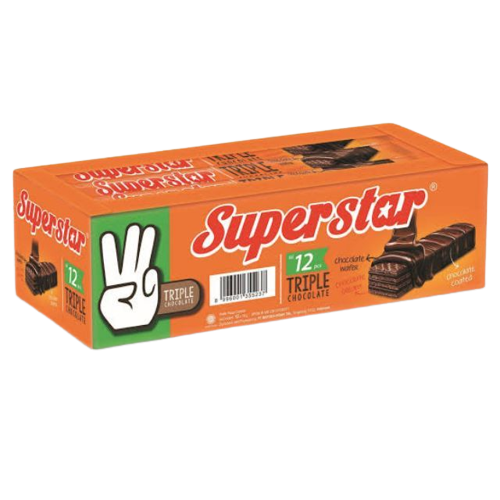 SUPERSTAR CHOCO12X10X16G 323013