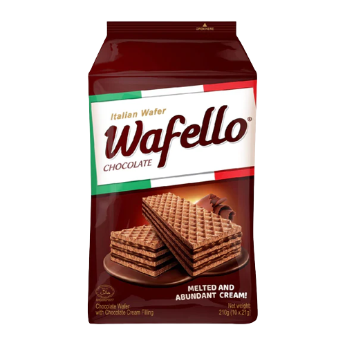 WAFELLO CHOCOLATE WAFER 10'S